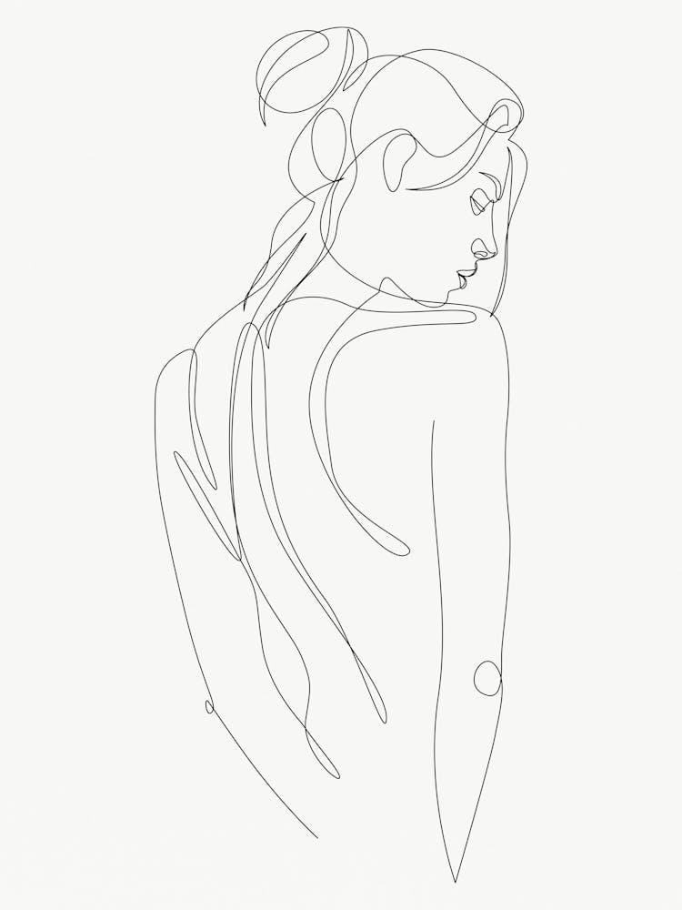 Elvia - Line figure - A2506