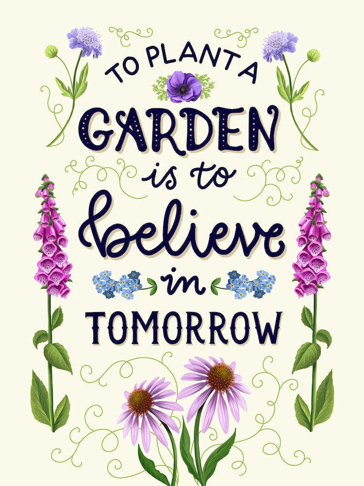 To Plant A Garden (Pink)