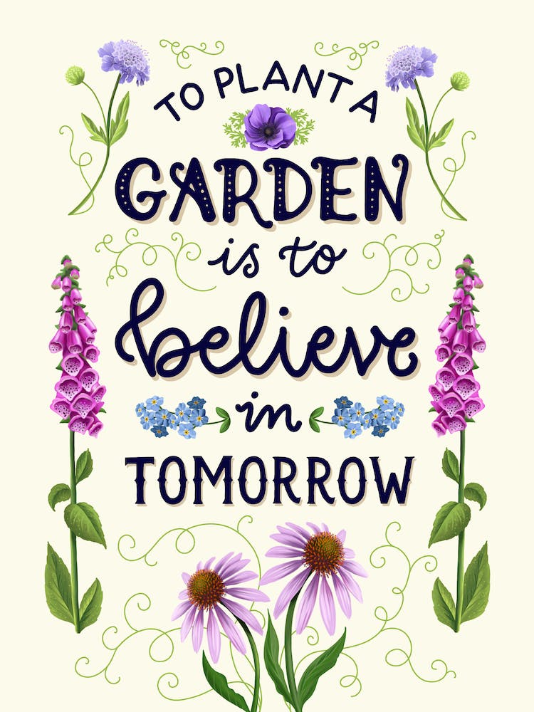 To Plant A Garden (Pink)