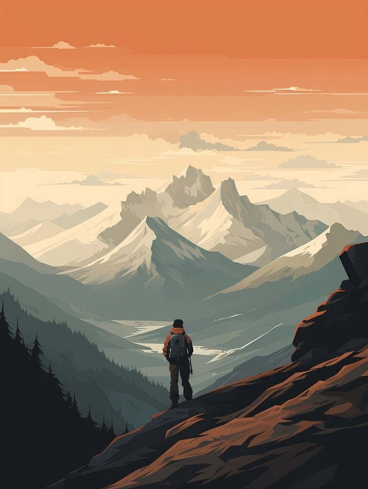 Long Range Traverse Canada 2 Hiking Trail Landscape