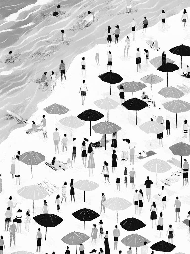 People At The Beach 1