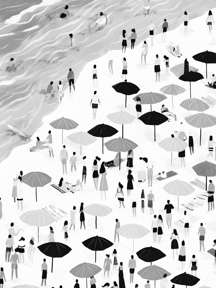 People At The Beach 1