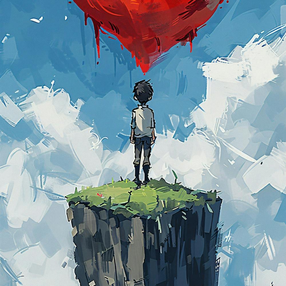 Boy With The Red Heart