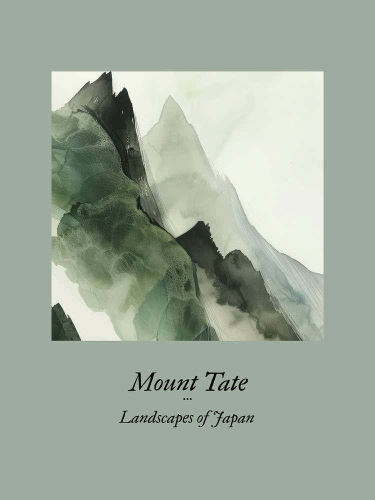 Landscapes Of Japan Mount Tate