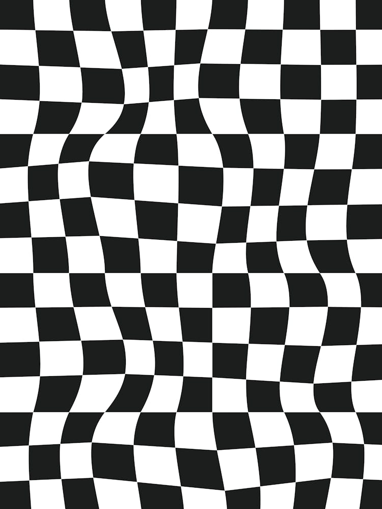 Twisted Check Pattern, groovy, funky, cool, cute, checkerboard, patterns