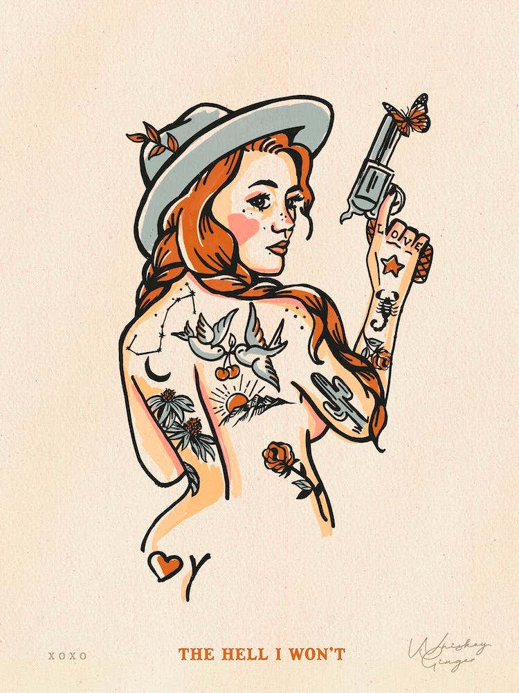 Rebel Romantics The Hell I Won't Cowgirl