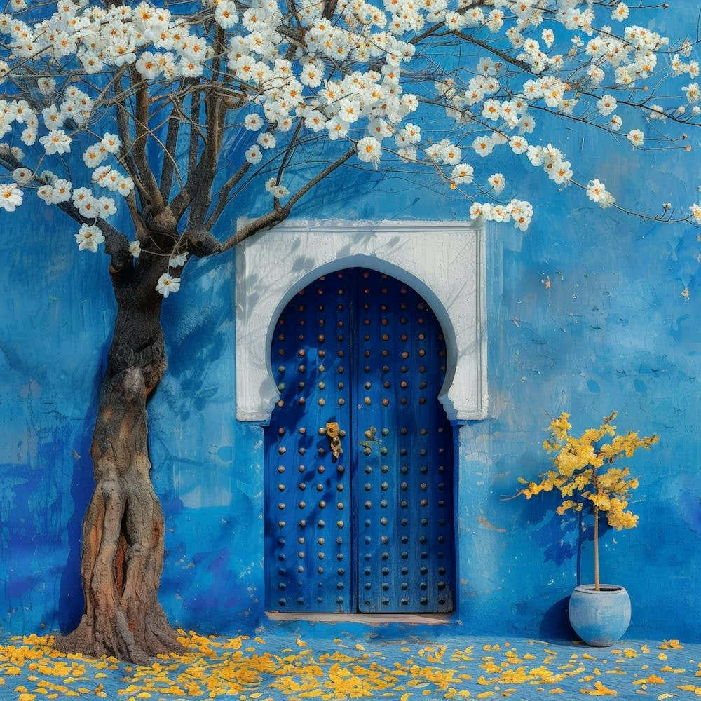 Blue Door In Morocco 10