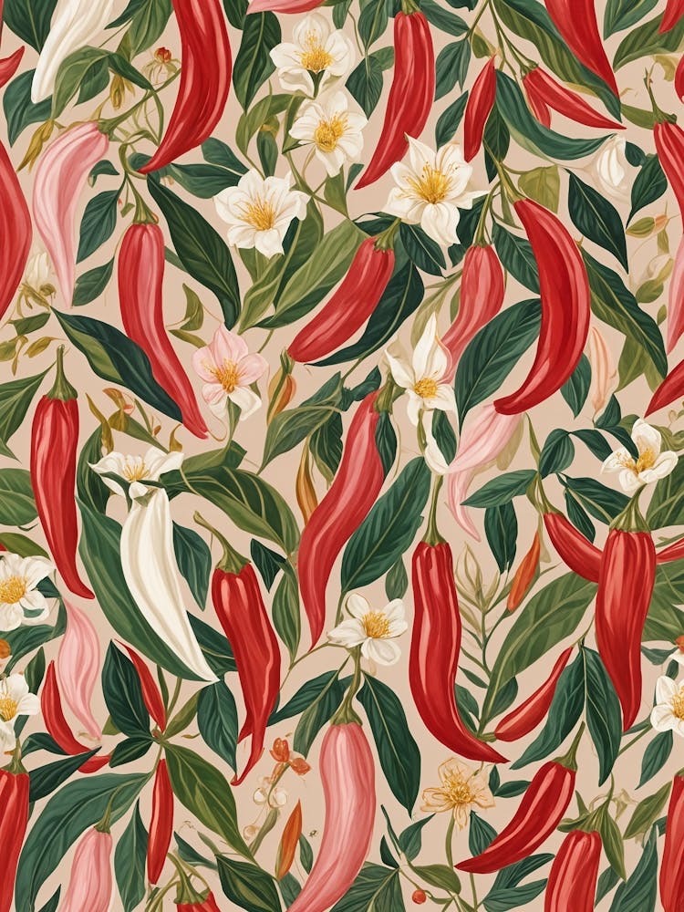 Chili Peppers Pattern 1