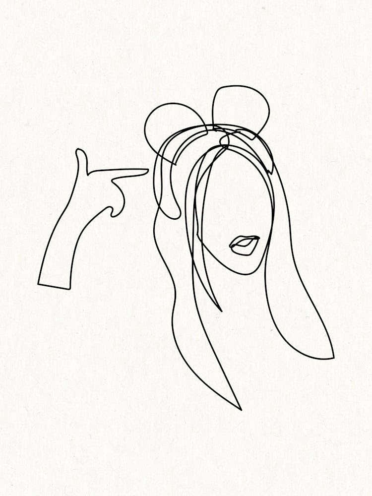Karen Mean Girls Mouse Outline