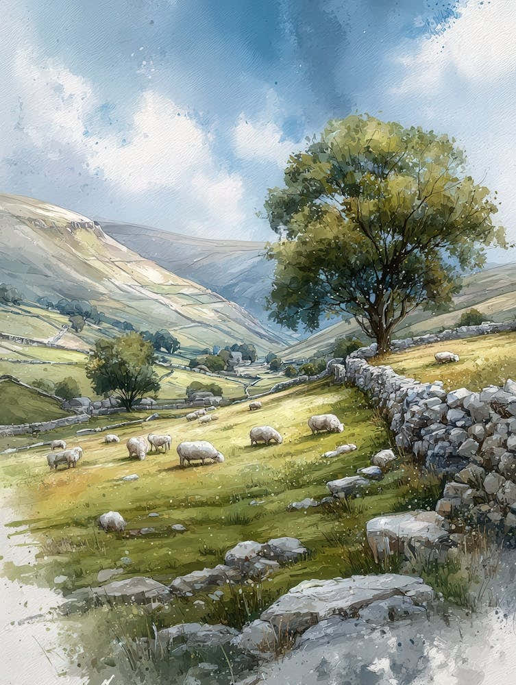 Aihrgdesign Isolated Watercolor Painting Of Countryside Lands 8f8b25c9 Ff3c 400e B2b2 62a74ad05d8a 0