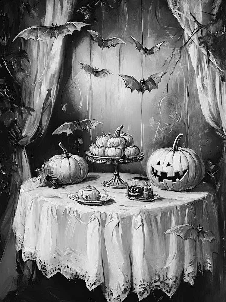 Halloween Table Setting