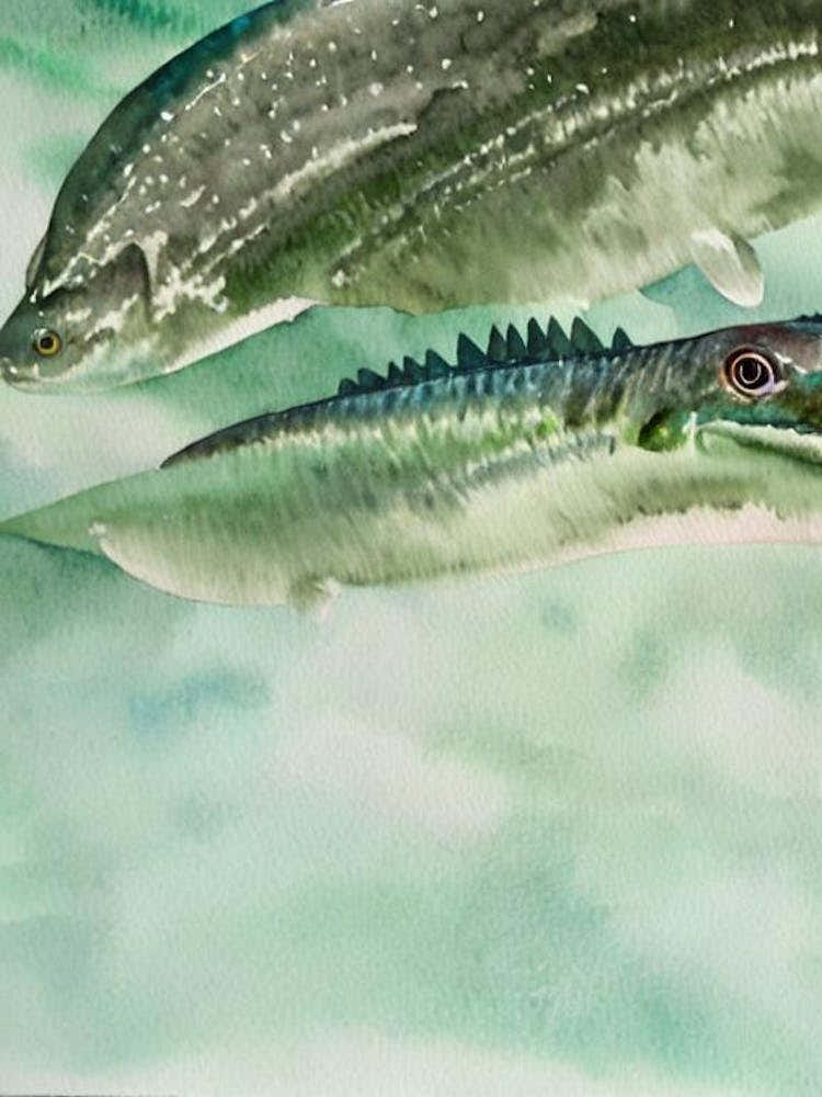 Ichthyosaur Storybook Watercolour