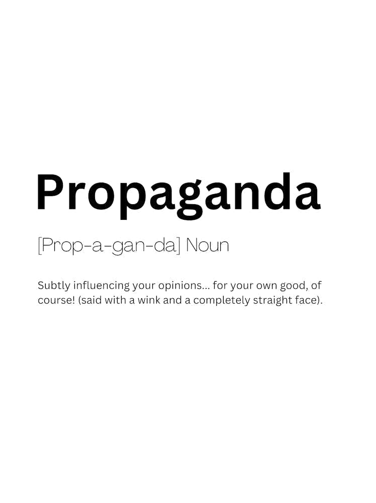 Propaganda Definition Meaning