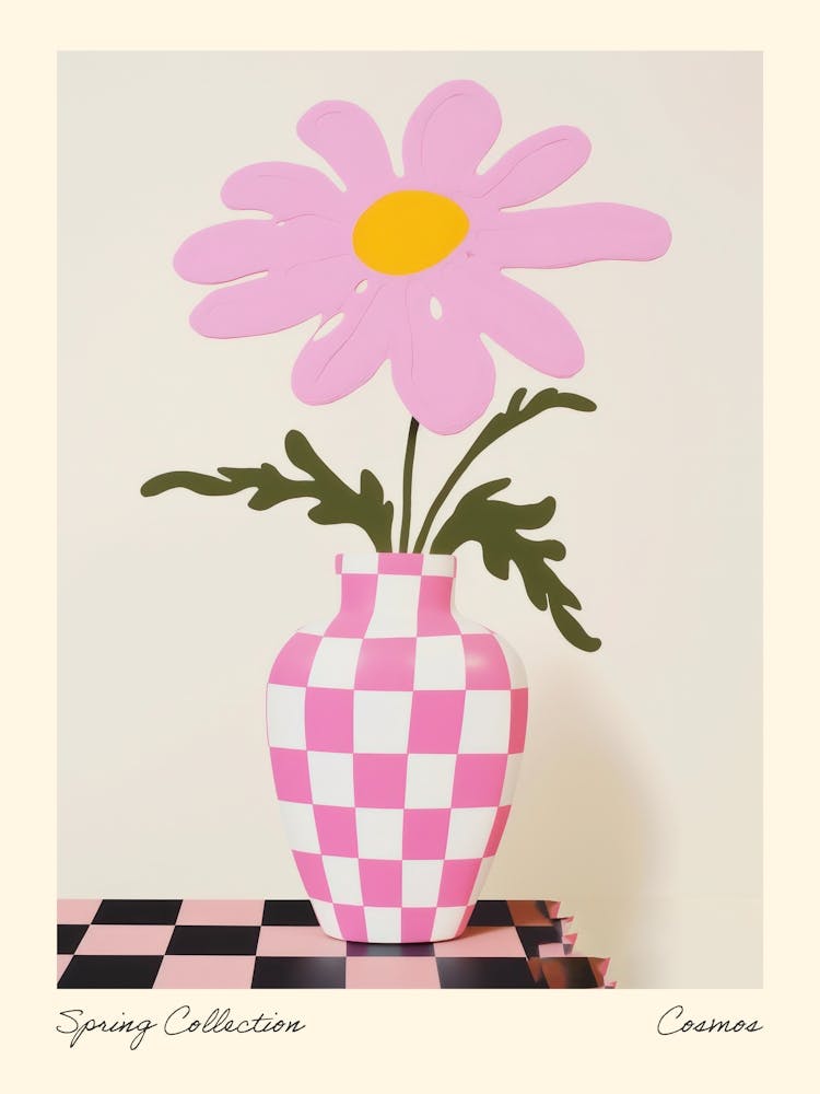 Spring Collection Cosmos Flower Vase 2