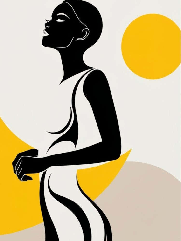 Woman In Silhouette