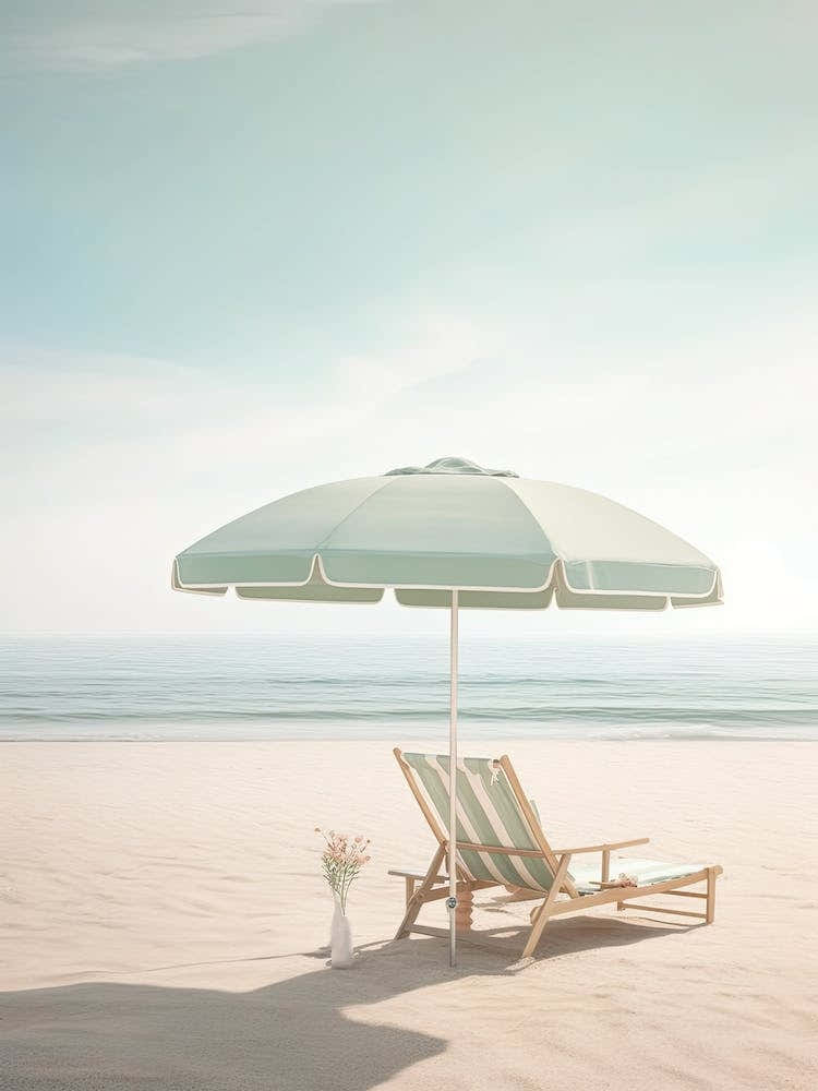 Serene Beachscape Summer Photography