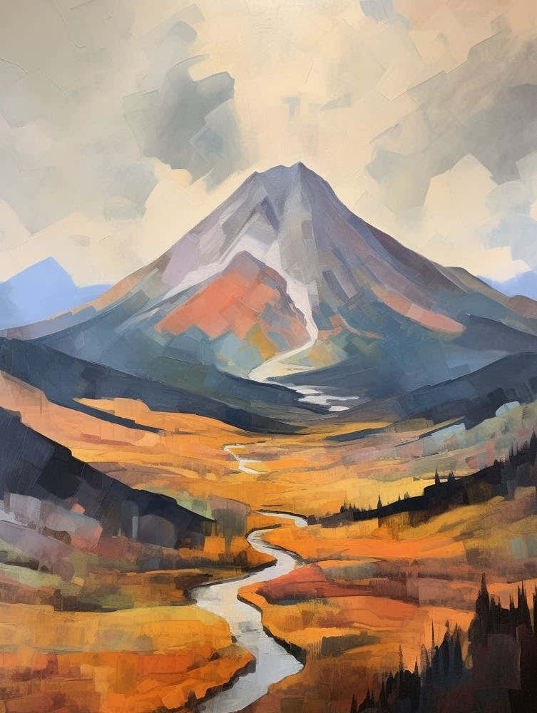 Mount Bierstadt Usa 1 Mountain Painting