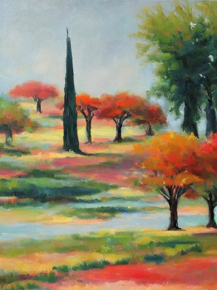 Exotic Species Tree Watercolour