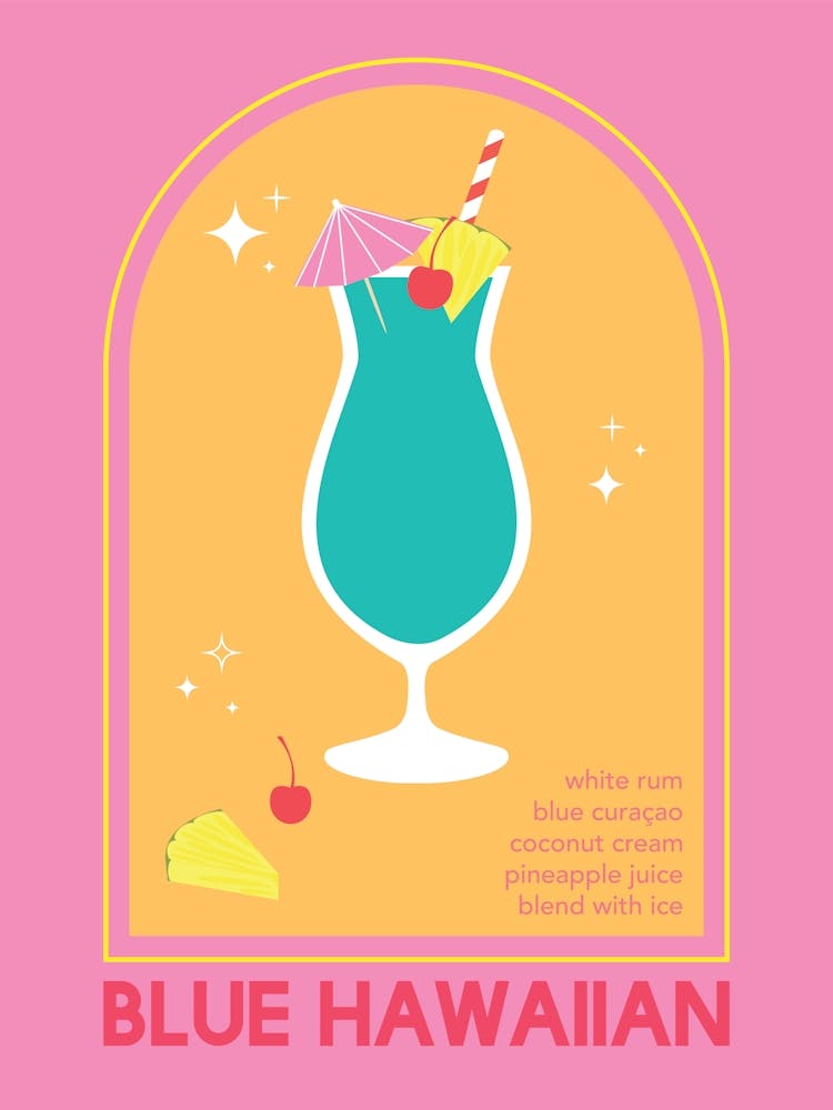 Blue Hawaiian Cocktail