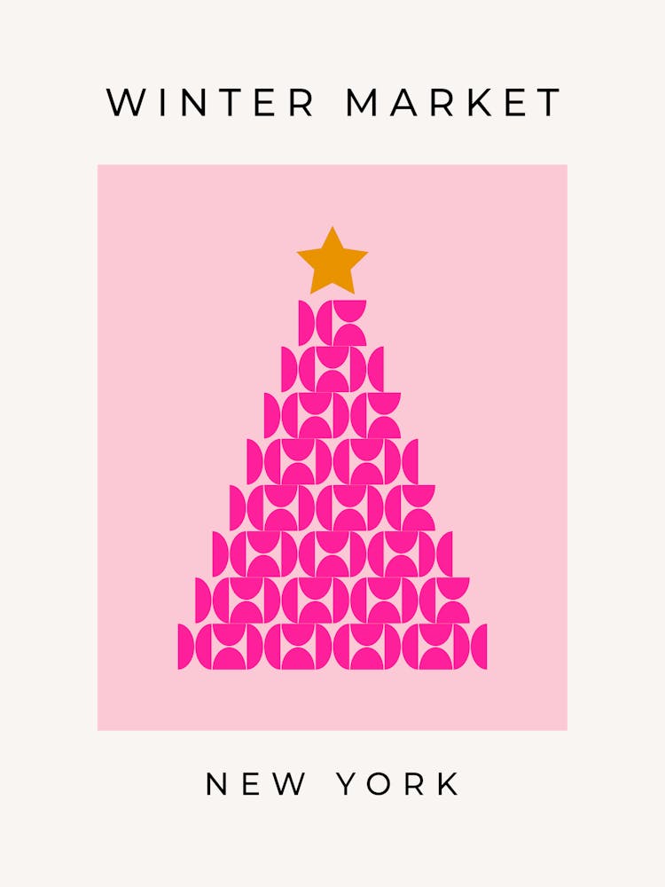 Winter Market | 09 - Pink Christmas Tree