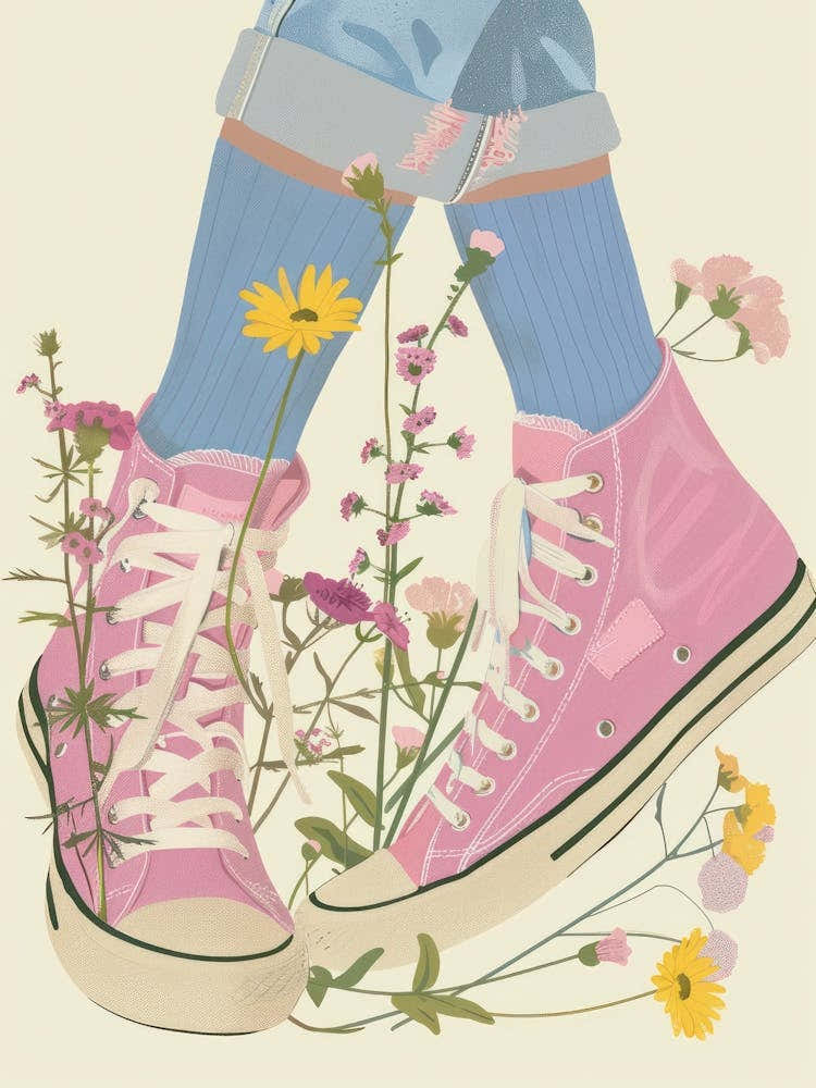 Spring Flowers And Sneakers 4