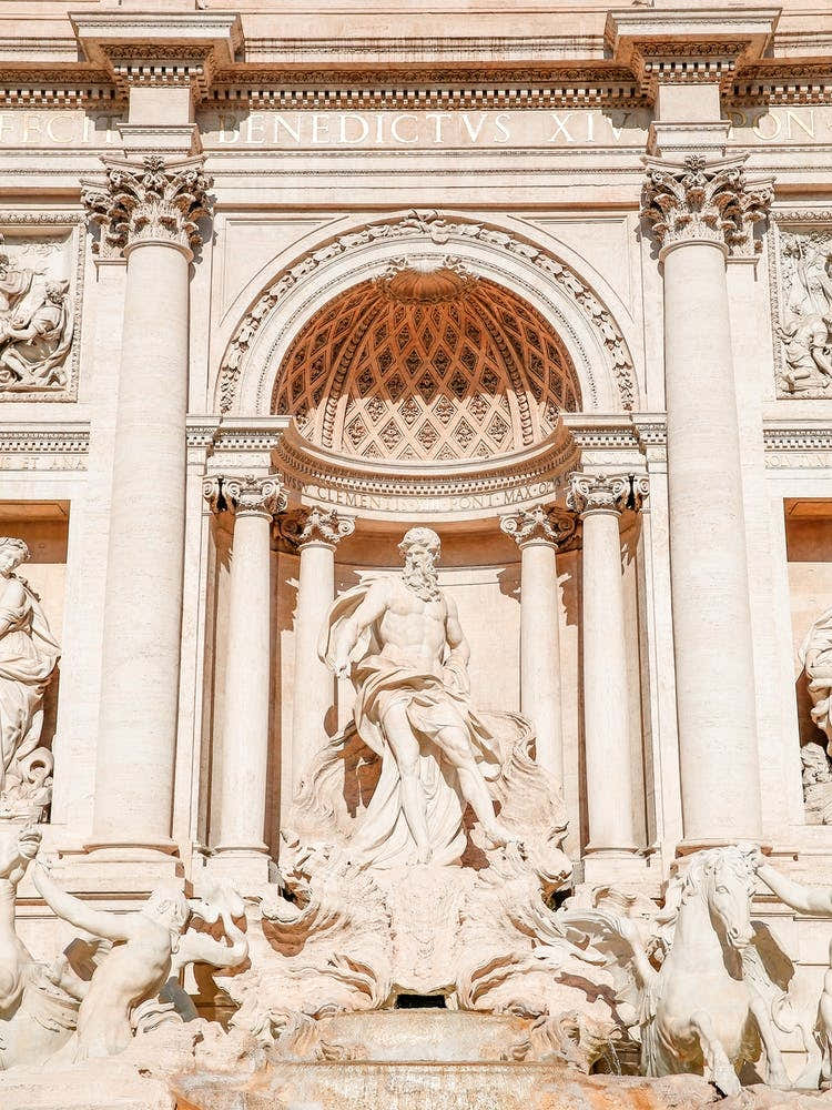 Trevi Fountain Statue