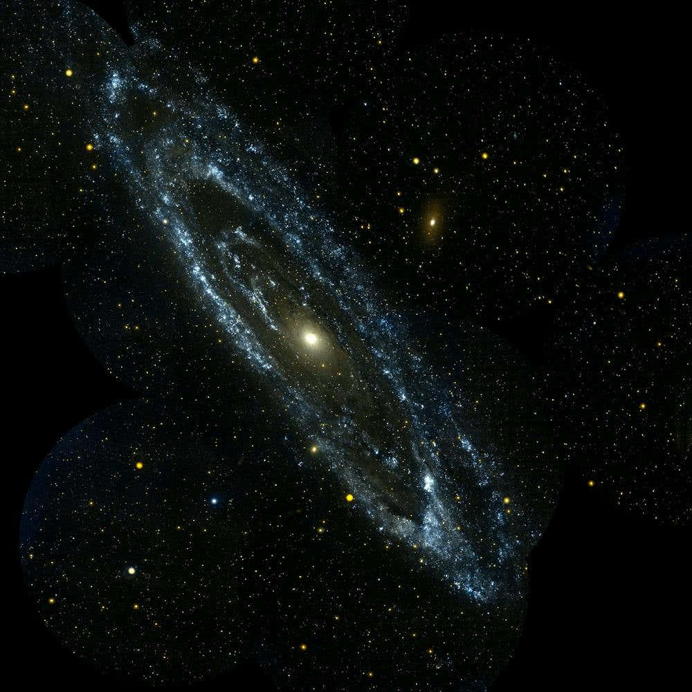 Andromeda Galaxy Image Taken By The Hubble Telescope Nasa