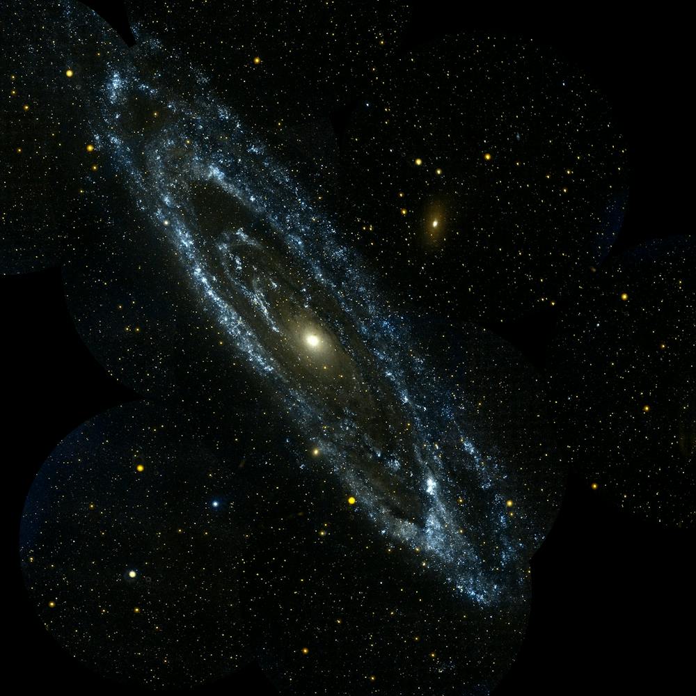 Andromeda Galaxy Image Taken By The Hubble Telescope Nasa