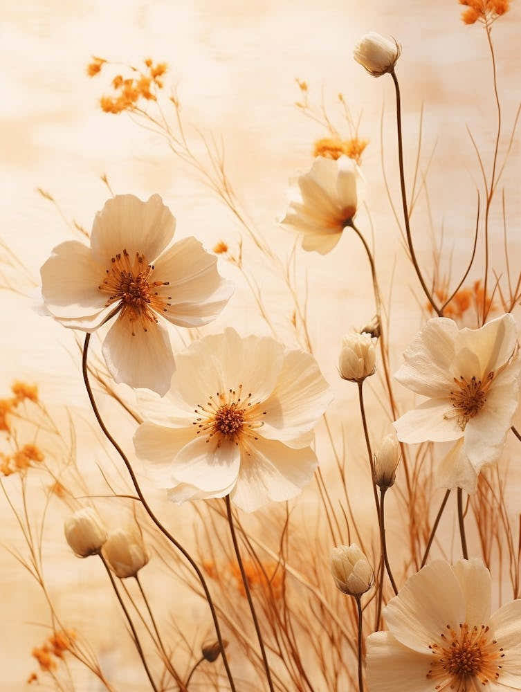 Boho Dried Flowers Cosmos 3