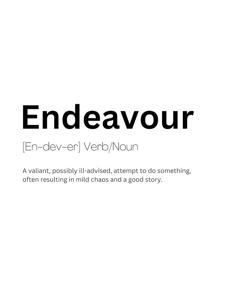 Endeavour Definition Meaning 1