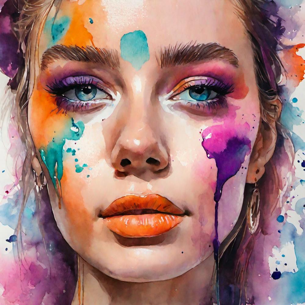 Colorful Face Painting
