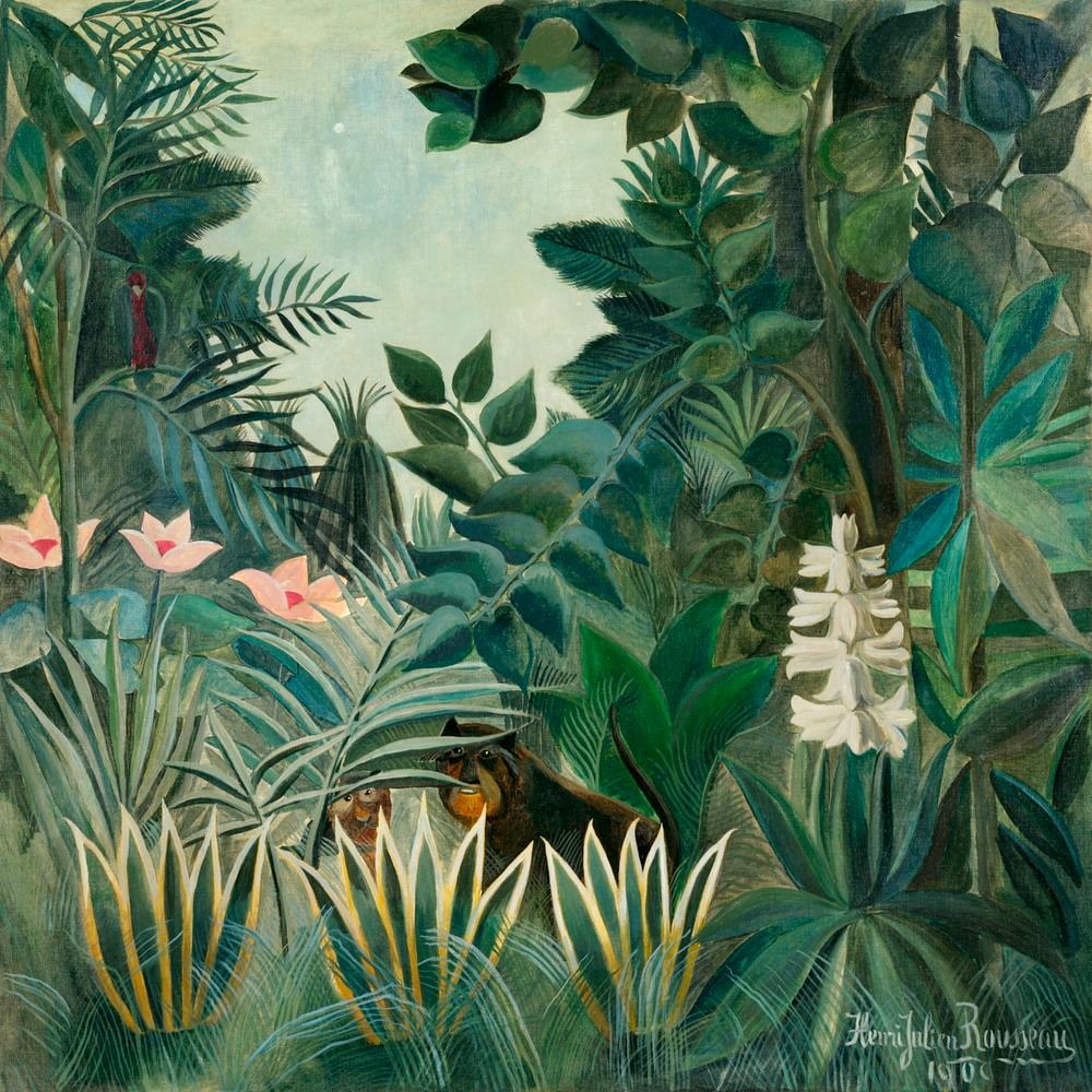 The Equatorial Jungle by Henri Rousseau (1909)