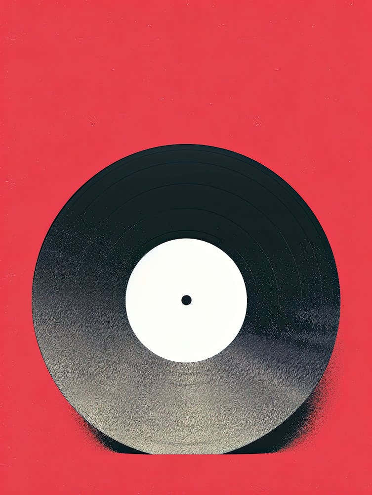 Turntable Magic Vinyl Poster