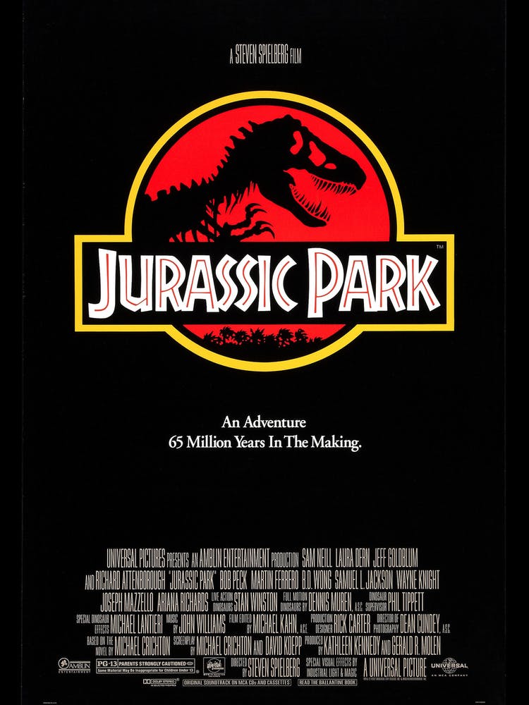 2544 Jurassic Park Movie Poster Copy Fy