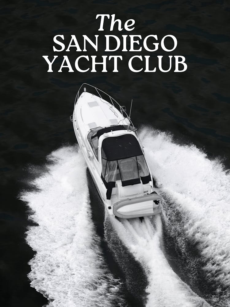 Yacht Club | Black & White Photography Coastal Beachy Nautical Sailboat Sailing