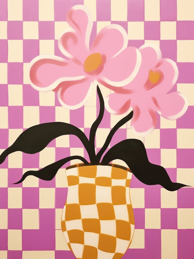 Orchids Flower Vase 6