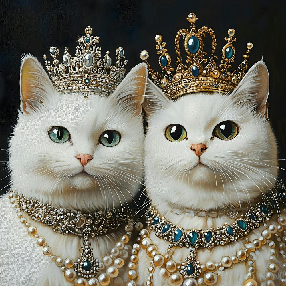 Royal White Cats 6