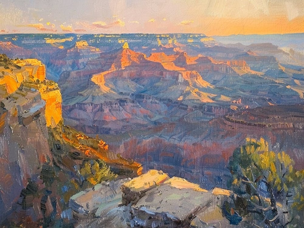 Western Sunset Landscapes Grand Canyon Arizona 1