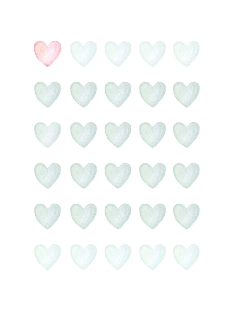 Pastel Hearts