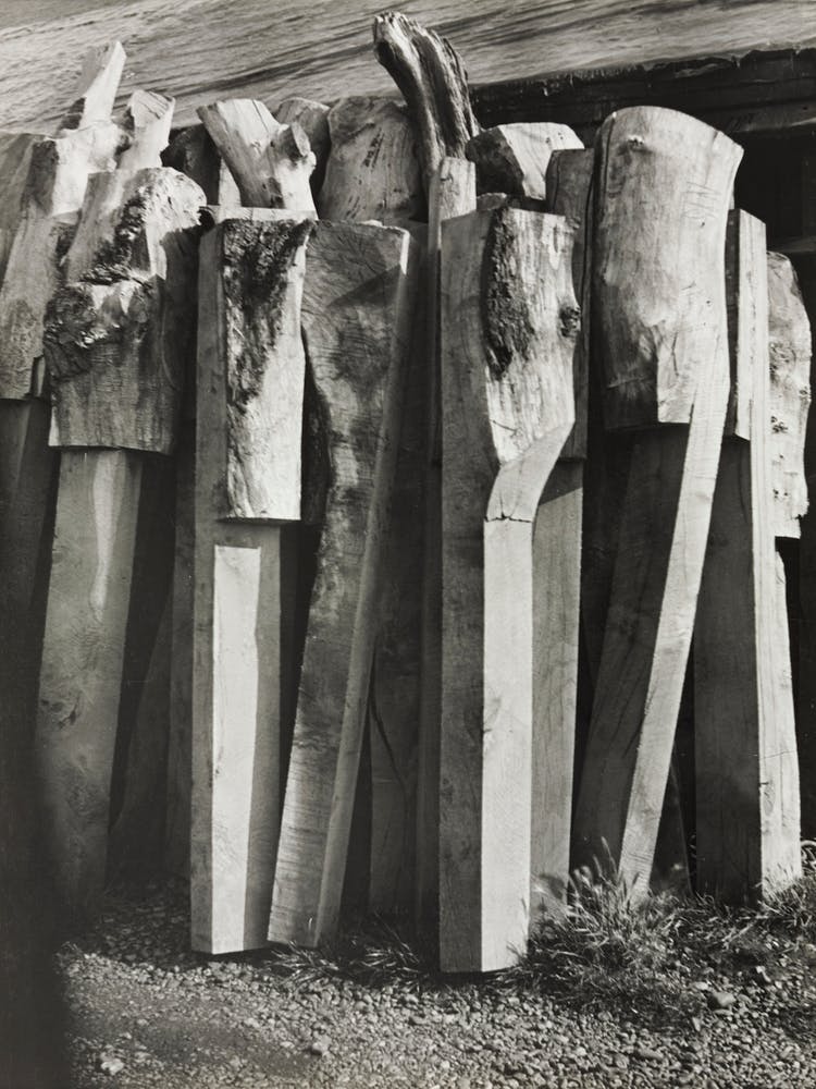Totems, Old Shipyard, Rye (1932), Paul Nash