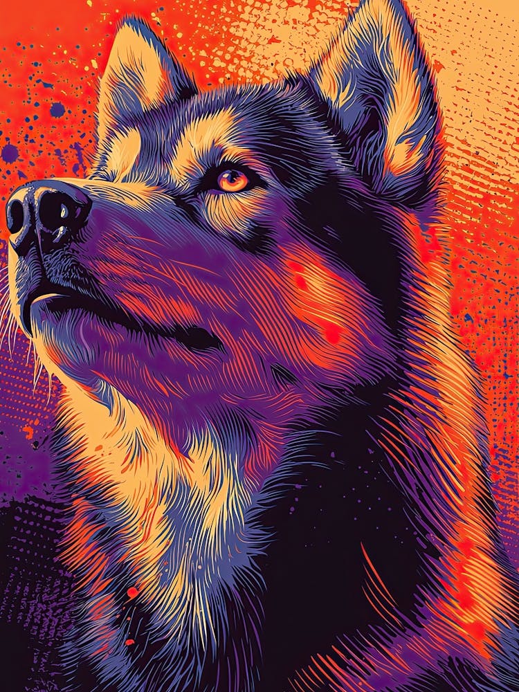 Husky Canvas Print 4