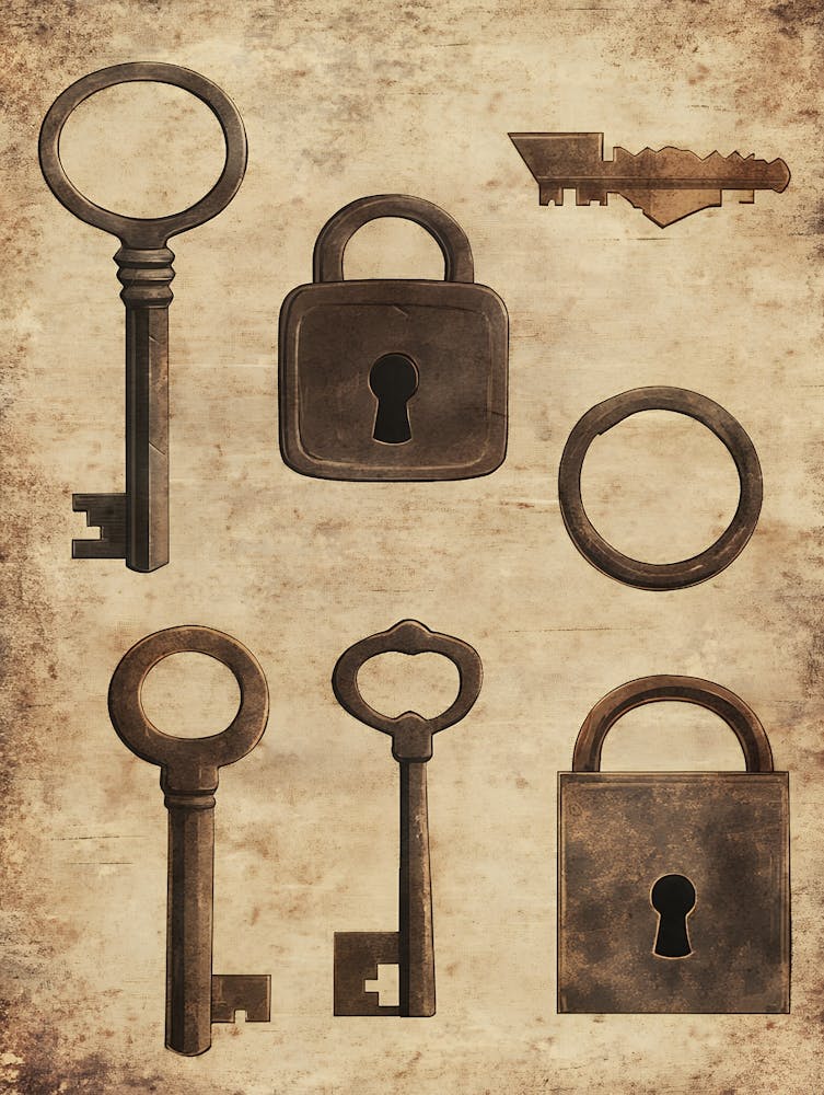 Old Keys — Stock Photo