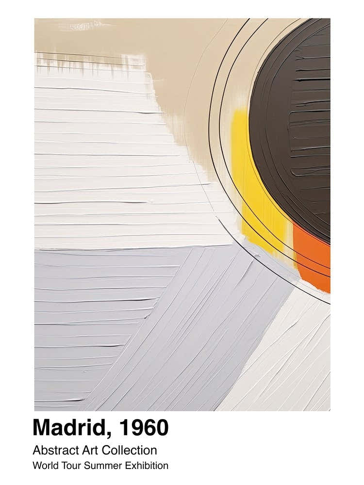 World Tour Exhibition, Abstract Art, Madrid, 1960 9