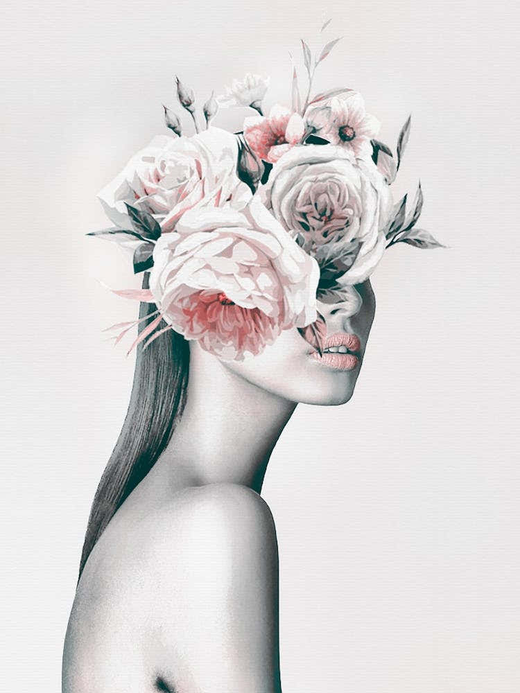 Woman With Flowers 11