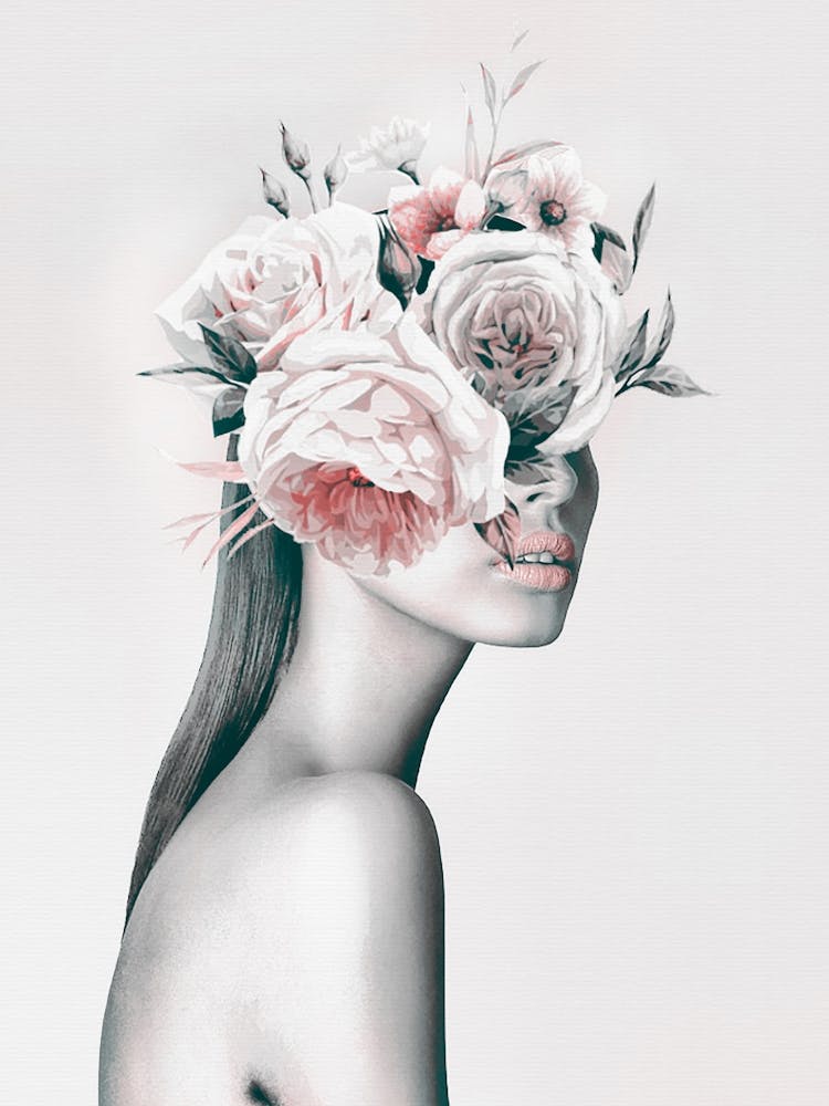 Woman With Flowers 11