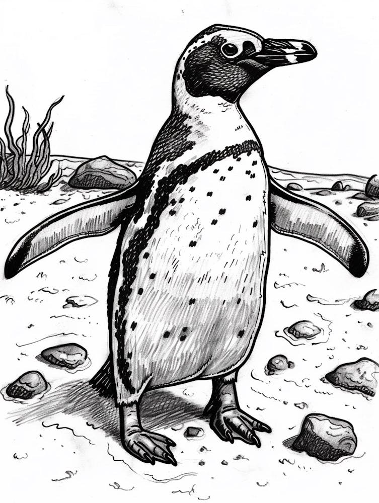 King Penguin Playing 4