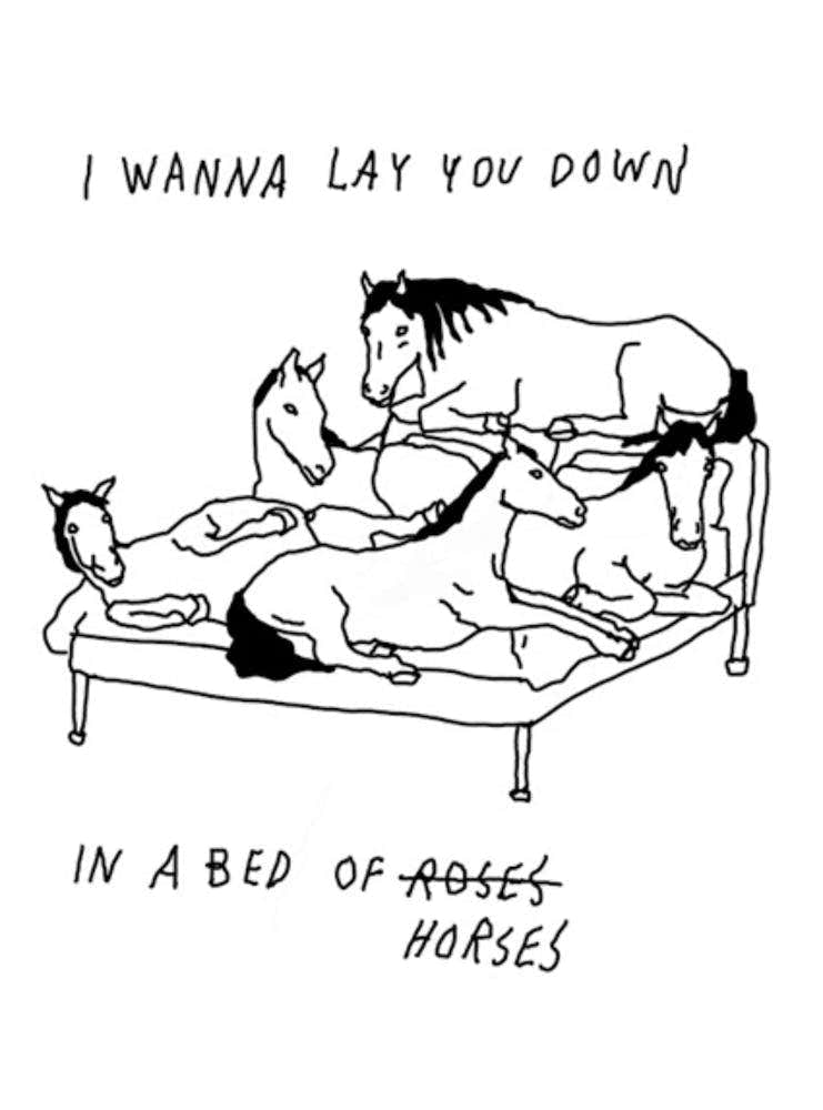 I Wanna Lay You Down In A Bed Of Horses