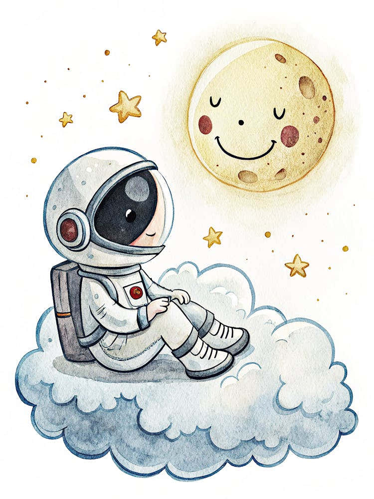 Astronaut On Cloud