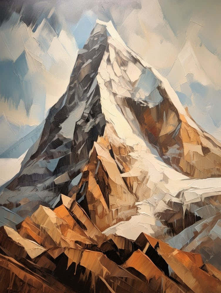 Kala Patthar Nepal 1 Mountain Painting