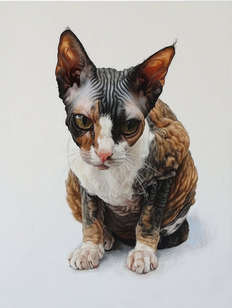 Cornish Rex Painting 2